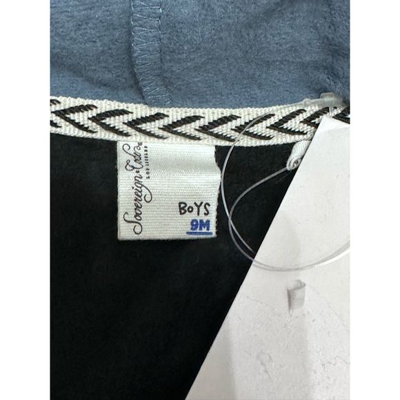 Sovereign Code One-Piece Colorblock Hooded Zip Closure Blue Black Boys 9M NWT - Picture 8 of 9